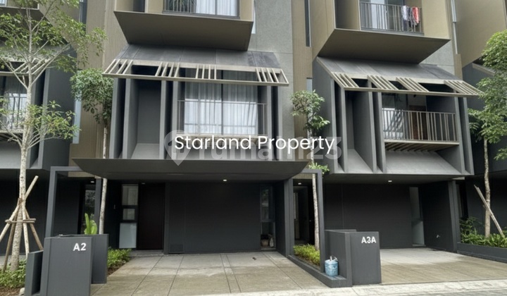 Modern 3-Story House with Full Red Brick in Bintaro