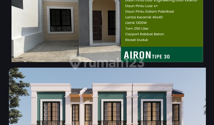 DP 0%, House, 1 Floor, Freehold, Near City Park,