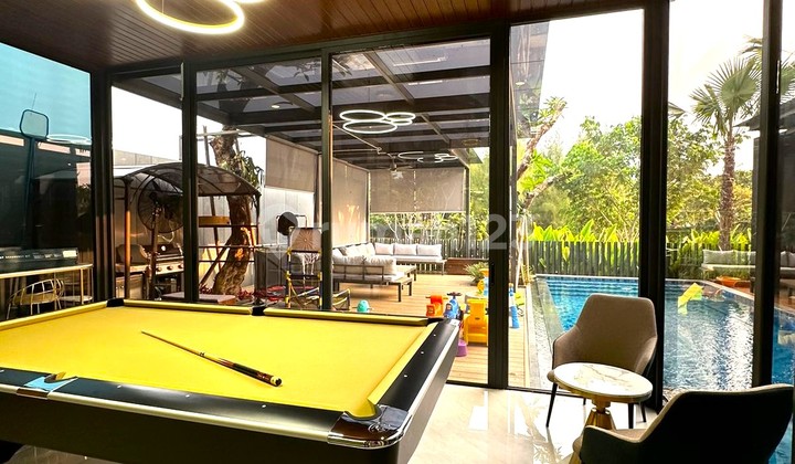 Rumah Mewah Full Furnish Ada Lift & Pool Lyndon Navapark Bsd City