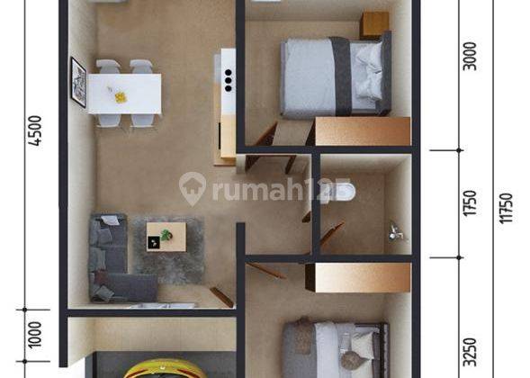 10jt Langsung Akad Rumah Baru Full Bata Merah 12