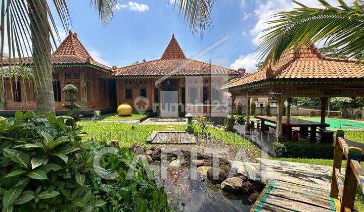 Turun Harga Rumah Villa Javanesse Style dengan Kebun nan Luas di Purwakarta Cocok Untuk Berlibur Ataupun Dijadikan Resto Tradisional 1