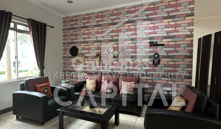 Rumah Keren Fully Furnished dilengkapi Kolam Renang di Kota Baru Parahyangan Tatar Ratnasasih