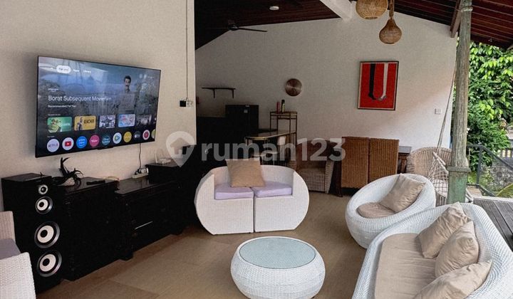 Disewakan Tahunan Villa 2 Kamar View Sungai Di Canggu Dd