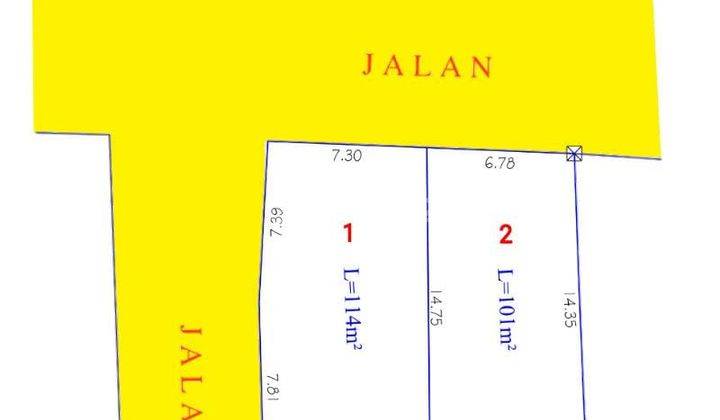 Plots for sale in strategic location Renon Denpasar  2