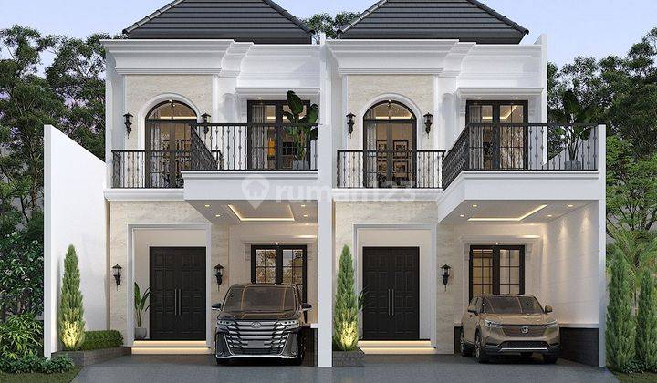 Rumah Baru Sulfat Indah Desain American Bangunan 2 Lantai 1