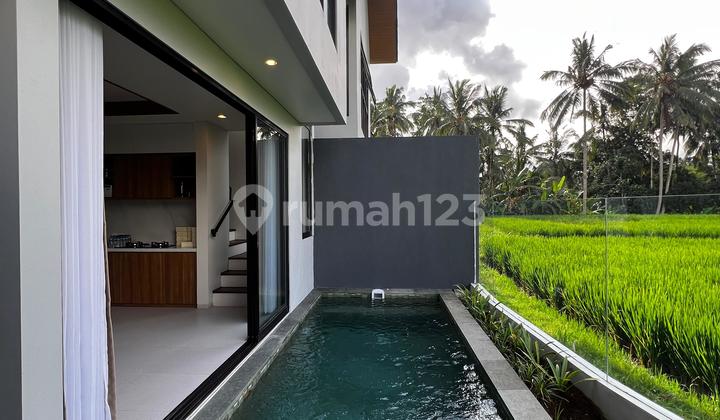 Two-Story New Villa with Eternal Rice Field View in Ubud Area 2