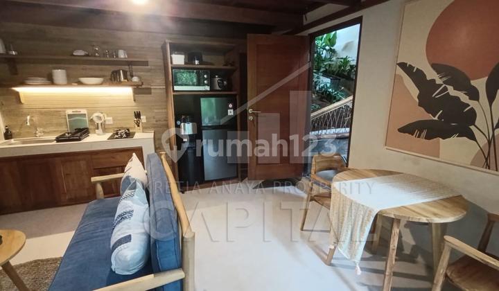 5 Units Bambo Villa 1 Br Paddy Field And Pool Jungle View In Tegalalang Ubud Bali