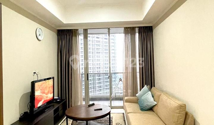 Orchid Garden Residences apartment, 2 bedrooms, ready to occupy, good, West Jakarta