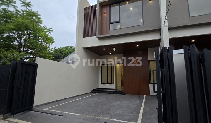 Best Deal Minimalist Modern House in One Gate Complex Rawamangun