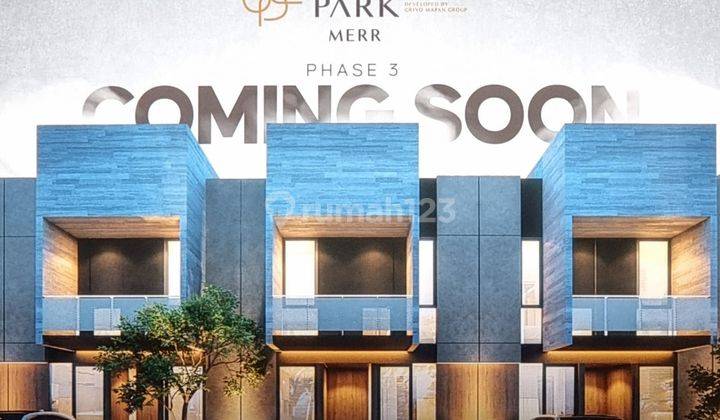 Rumah Baru 2 Lantai Di Central Park Merr Surabaya Timur 1