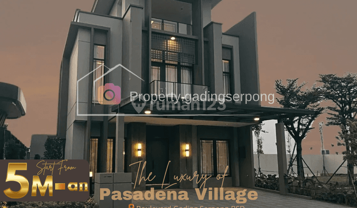 GRAND PASADENA Village Segera Huni 4+1 Kamar 2 Lt Bangunan FULL Marmer 1