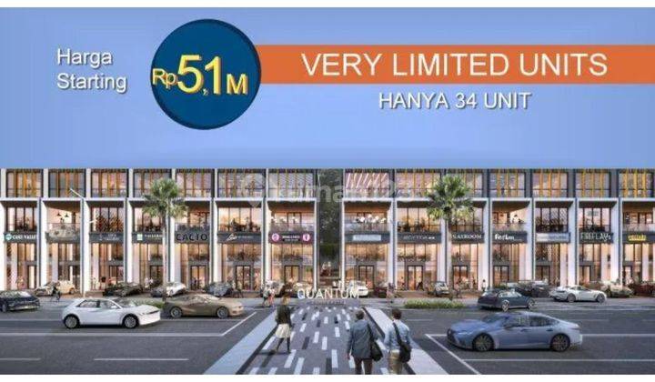 Ruko Quantum Commercial Summarecon Gading Serpong Lokasi Terbaik 5x16m 1