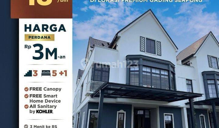 Rumah Bergaya American Classic Di Gading Serpong  Rumah SHM - Sertifikat Hak Milik di Gading Serpong , Gading Serpong 1