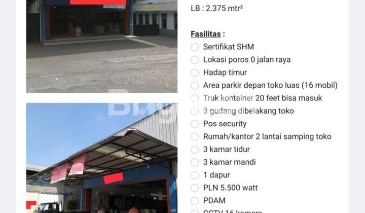 Ruko dan Gudang strategis  jl raya krebet bululawang malang 2