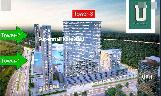 Jual Cepat Apartement U Residence Tipe Studio di Lippo Karawaci 1