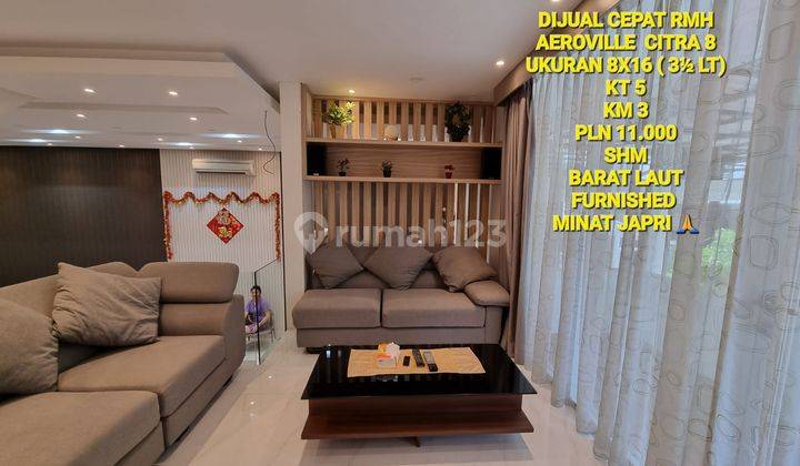 Rumah Semi Furnish Bagus di Citra 8 Aeroville, Kalideres, Jakarta 2