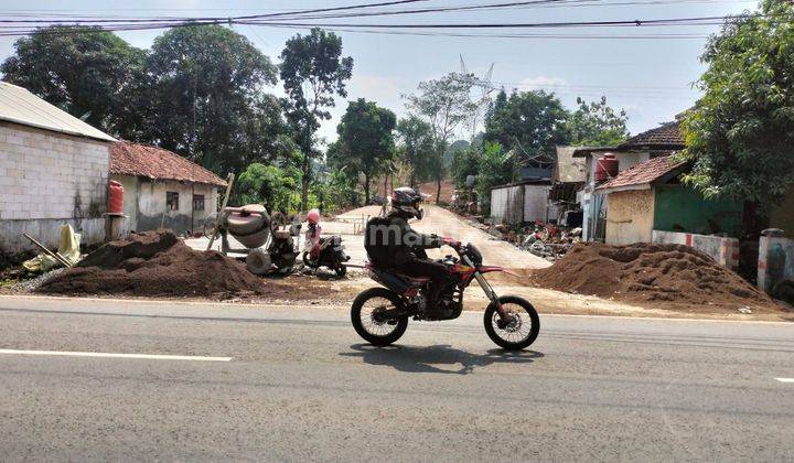 Dijual Tanah Kavling Pinggir Jalan Bisa Bangun 90 Menit dari TOL  2