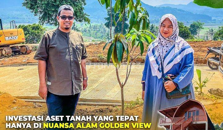 Tanah Kavling 100 M² Siap Bangun Pinggir Jalan View Indah Gunung 1