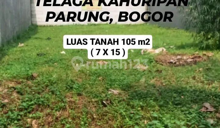 Dijual Tanah Kavling Siap Bangun Di Telaga Kahuripan Parung Bogor