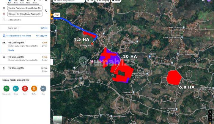 Dijual Tanah Daerah Cilaku Cianjur Jawa Barat 2