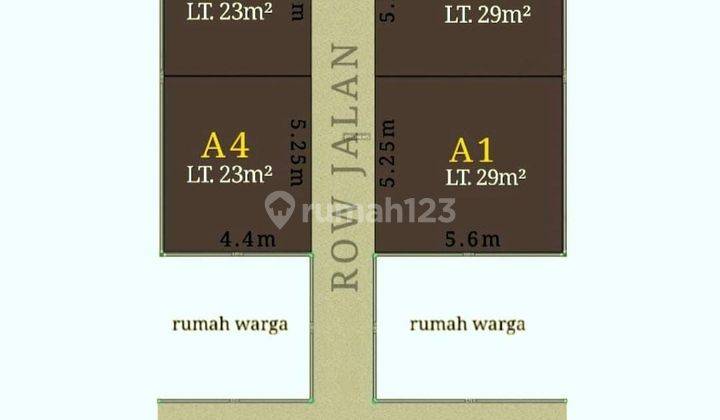 Rumah petak murah dan baru lubang buaya jaktim 6