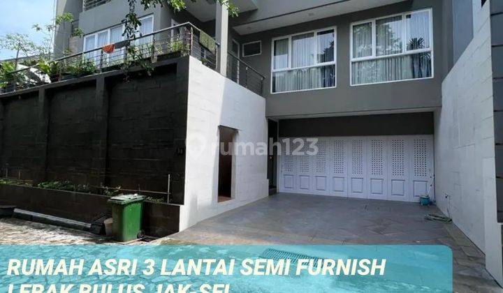 TURUN HARGA..!! RUMAH TERAWAT, SIAP HUNI, BANGUNAN 3 LANTAI PLUS KOLAM RENANG, DI LEBAK BULUS JAKARTA SELATAN 2