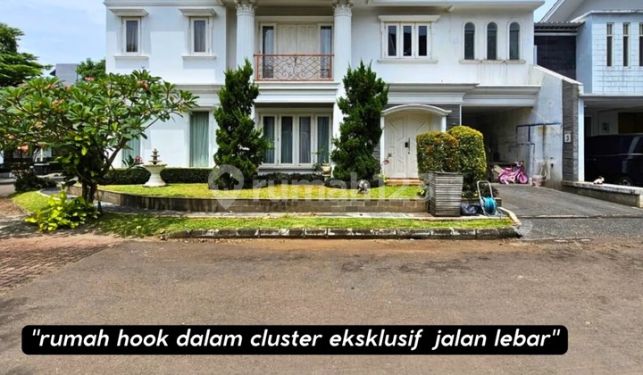 Rumah Mewah Modern Classic Type Hook Dalam Cluster Riverpark Bintaro Jaya Sektor 8