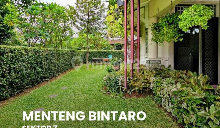 Well-Maintained Old House, Hook Type, Premium and Serene Environment in Menteng Bintaro Jaya Sector 7