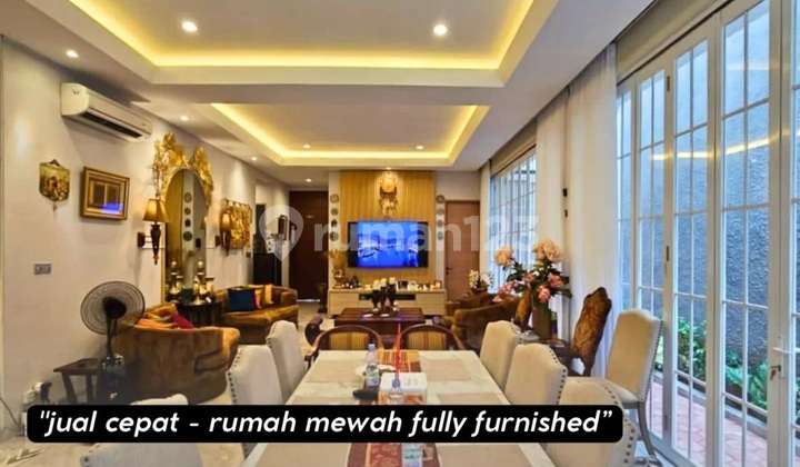 Termurah... Rumah Mewah Fully Furnished Lokasi Strategis Akses Mudah Area Bintaro Sektor 7 Dekat Menteng Park Bintaro Bebas Banjir