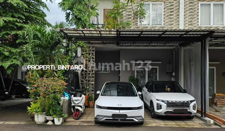 Rumah Modern , Type Hook Dalam Cluster Bintaro Sektor 9 Area, Dekat Ke Cbd Sektor.9