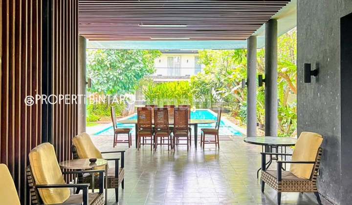 Rumah Mewah Dengan Resort Concept, Menggabungkan Keindahan Lingkungan Yang Asri Dan Fungsionalitas Untuk Menciptakan Hunian Yang Imersif Dan Memuaskan --* Dalam Cluster Bintaro Sektor 9 2