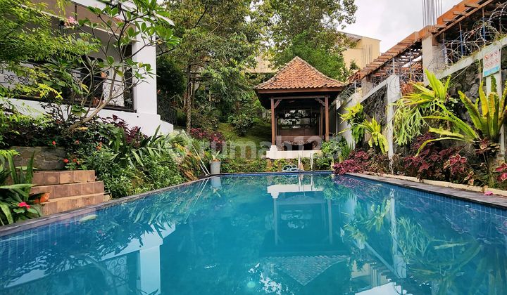 Rare Find, Affordable Villa in Sentul with Mountain and Golf Views Featuring Traditional Javanese Ambiance 2