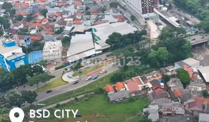 Jarang Ada, Lahan Luas Lokasi Strategis Di Pinggir Jalan Bsd, Cocok Untuk Investasi