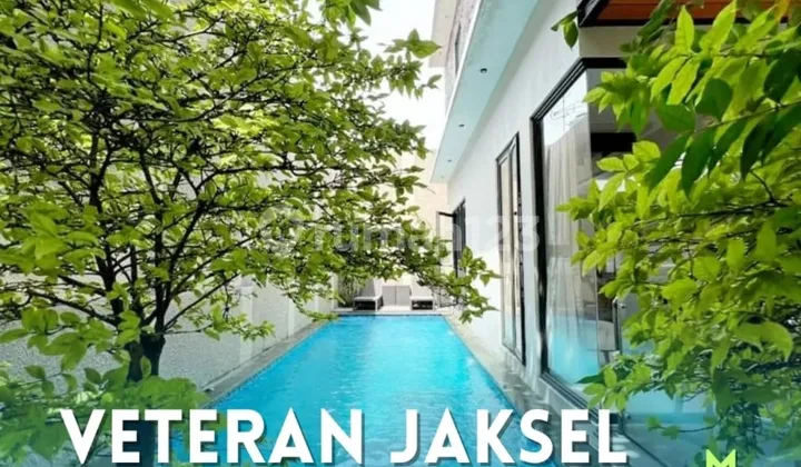 Rumah Dalam Komplek Modern Tropis Furnished Siap Huniveteran Jakarta Selatan