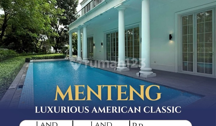 Rumah Mewah dengan Material Kualitas Tinggi di Menteng