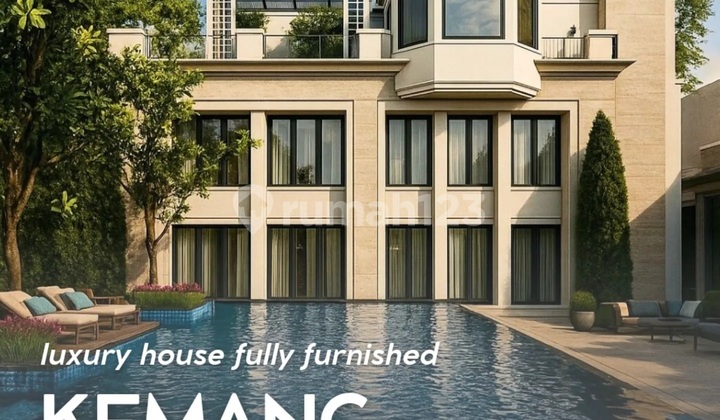 Jarang Ada !!. Rumah Mewah American Classic Fully Furnished Dengan Privat Lift Dan Swimming Pool Di Kemang Jakarta Selatan Jarang Ada !!. Rumah Mewah American Classic Fully Furnished Dengan Privat Lift Dan Swimming Pool Di Kemang Jakarta Selatan