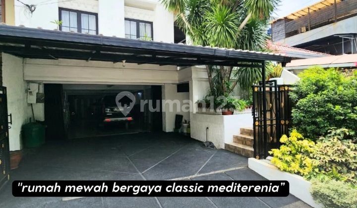 Rumah Murah Rumah Mewah 3 Lantai Siap Huni, Classic Mediterranean House Pondok Indah