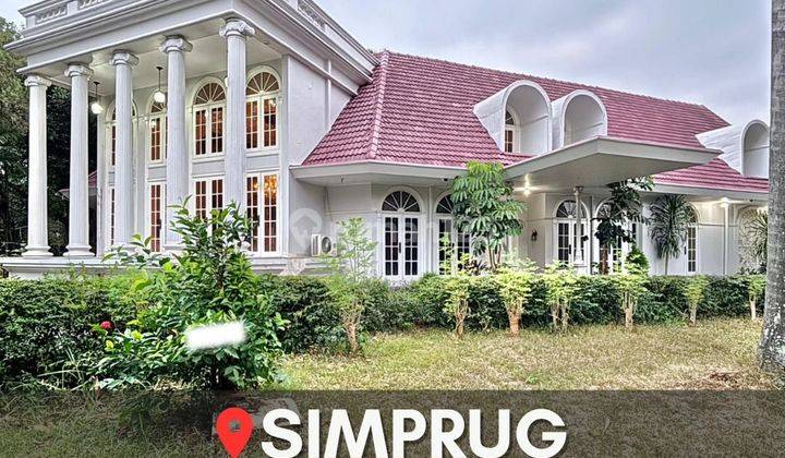 Rumah Mewah, Posisi Hook Dalam Komplek Simprug Design Classic, Dekat Ke Senayan 1