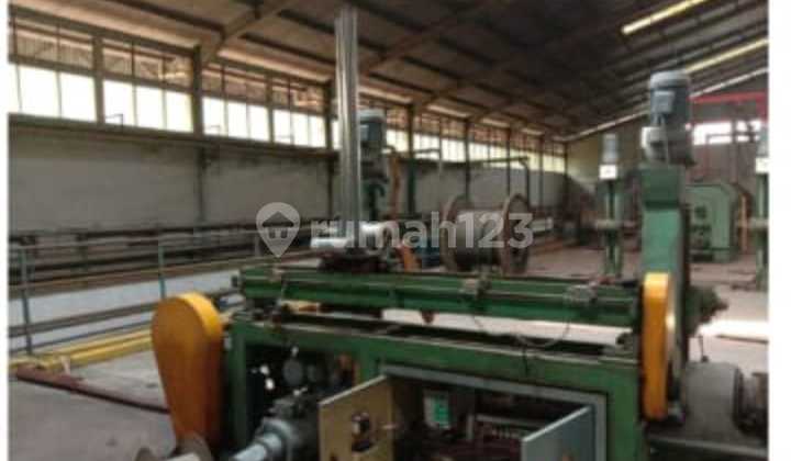 Dijual Tanah Eks Pabrik di Jl Raya Bogor Harga 50% NJOP Plus Besi