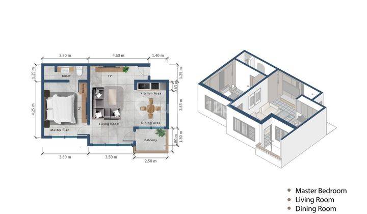 Leasehold for 20 Years 1 BR Suite Residence Apartment in Prime Location of Nusa Dua 2