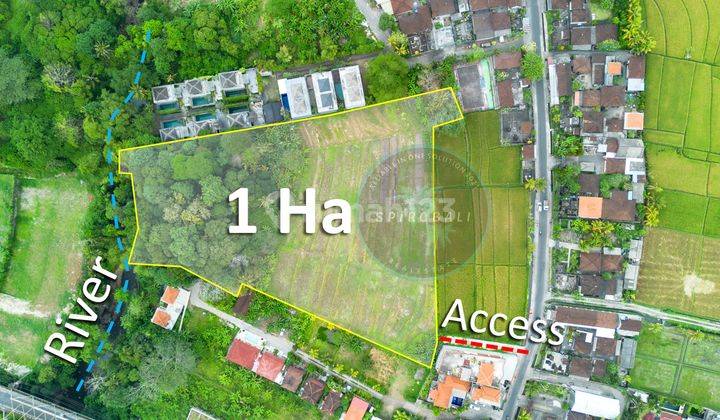 Dijual 1Ha Tanah Hak Milik di Jalan Pantai Nyanyi Beraban 1