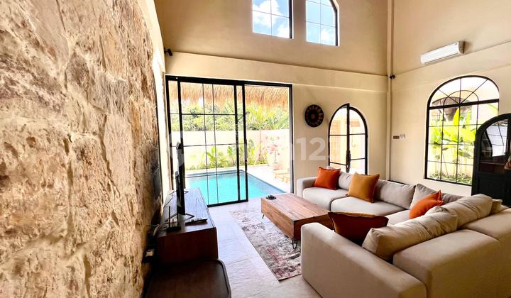 Freehold Chic Villa Mediterranean Tropic At Nyanyi Badung