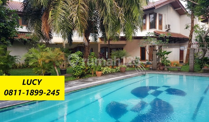 Rumah dg Pool dan Taman Pribadi di Pondok Indah 16633-FR 0811189xxxx