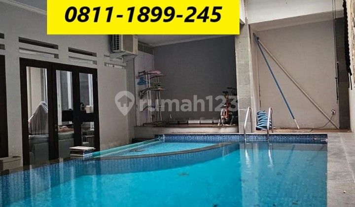 Rumah 3 Lantai Swimming Pool Indoor di Senayan Bintaro 17250-LR 0811189xxxx