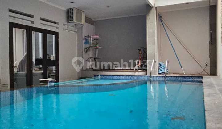 Semi-Furnished House with Swimming Pool in Bintaro Tangsel LR17250