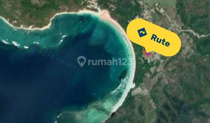 Tanah pemandangan los pantai laut di teluk pantai tarimbang 2