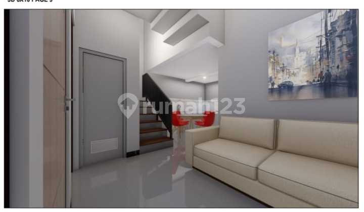 Rumah 2 Lantai Area Inpres Dekat Halte Puri Beta 2