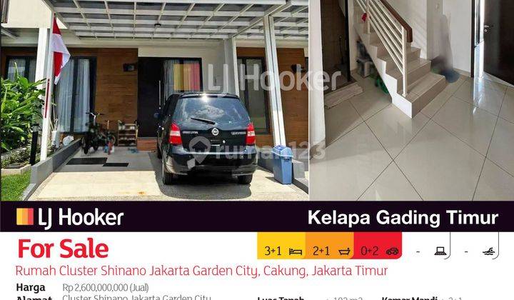 Rumah Cluster Shinano Jakarta Garden City, Cakung, Jakarta Timur 2