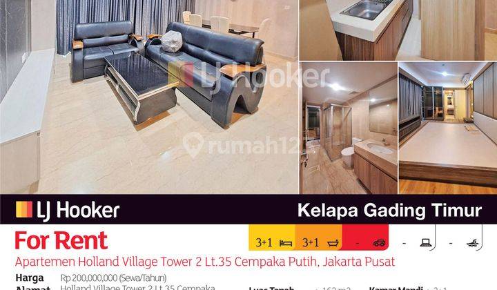 Apartemen Holland Village Tower 2 Lt.35 Cempaka Putih, Jakarta Pusat 2