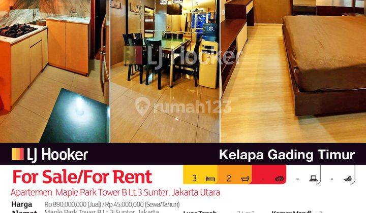 Apartemen Maple Park Tower B Lt.3 Sunter, Jakarta Utara 2